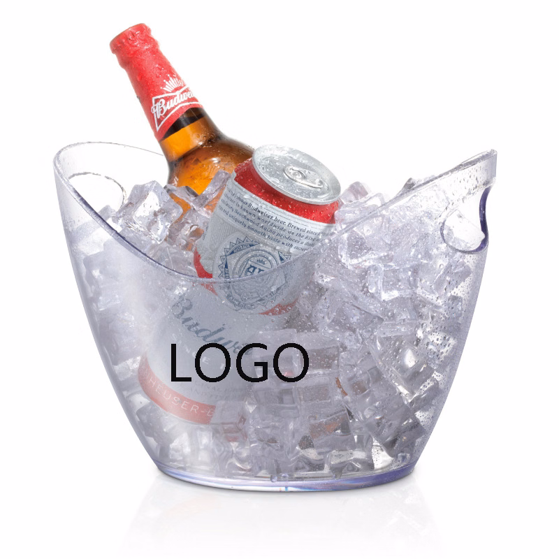 4L Clear Champagne Bottles Ice Bucket