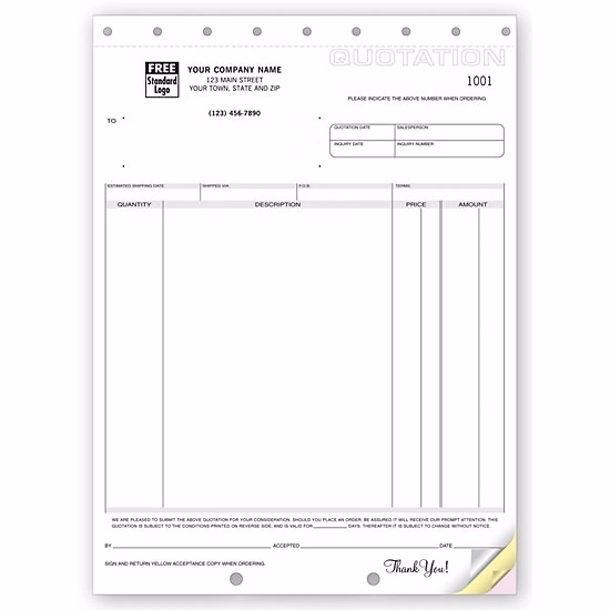 Quotation Forms