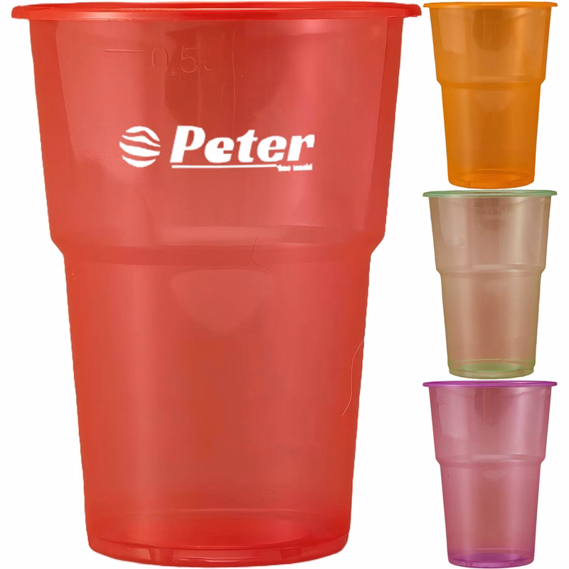 16oz Thickened Disposable Plastic Cup
