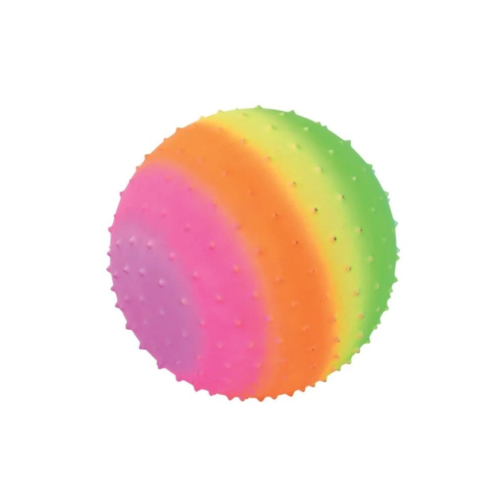 Rainbow Knobby Balls - 10" 1