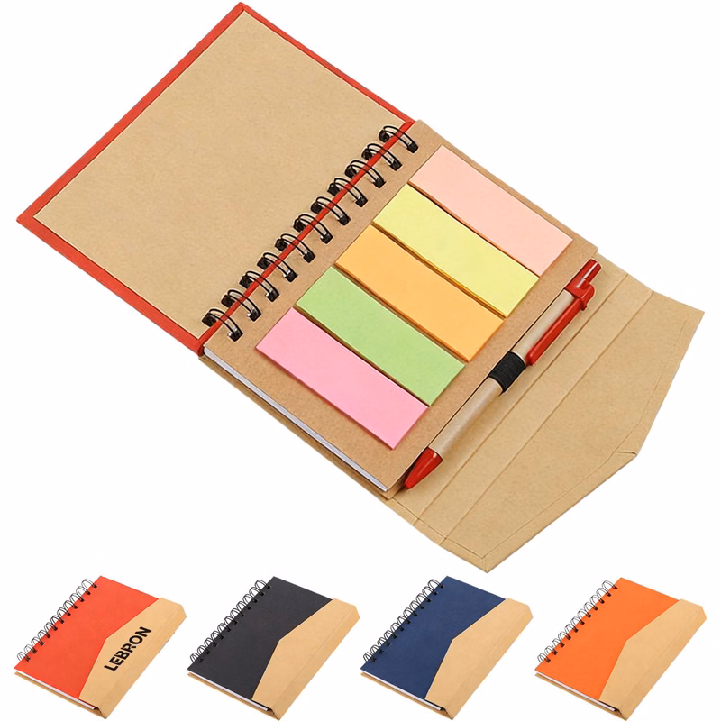 Office Notebook Sticky Notes Set