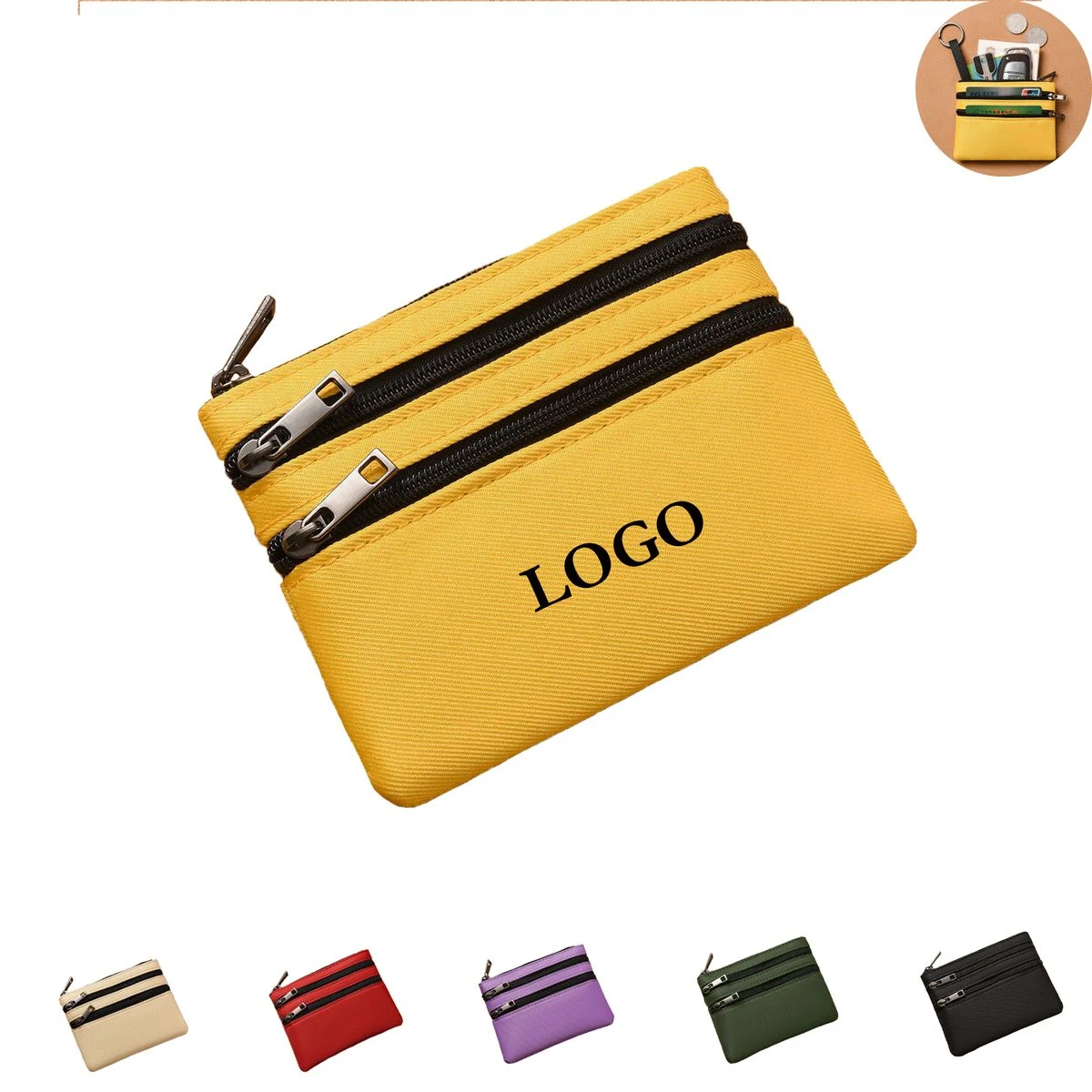Multi Pocket Coin Pouch 1