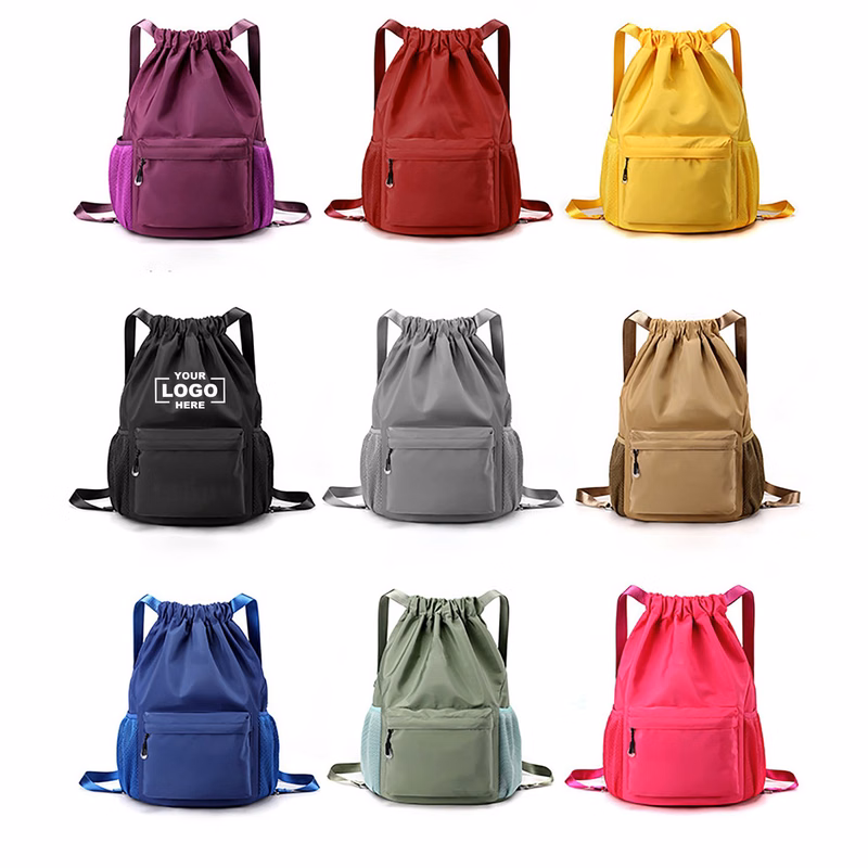 Waterproof Large Capacity Oxford Cloth Drawstring Bag ForBeach&Travel&College&Gym