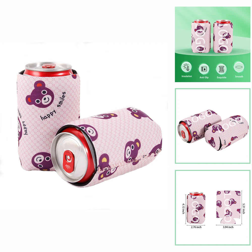 Full-color Custom Neoprene Can Cooler 1