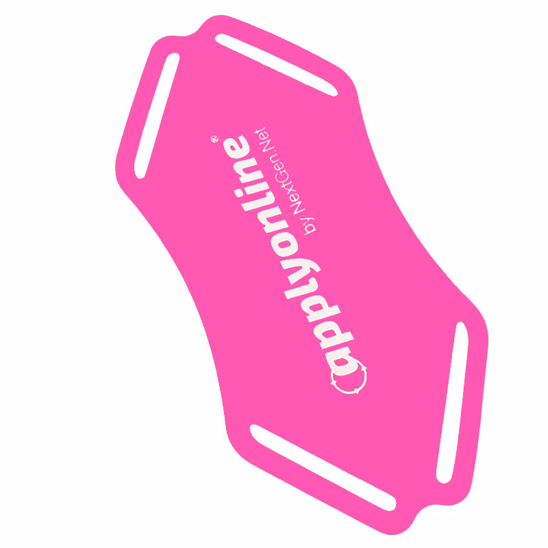 Breast Cancer Awareness Silicone Phone Strap Card Holder