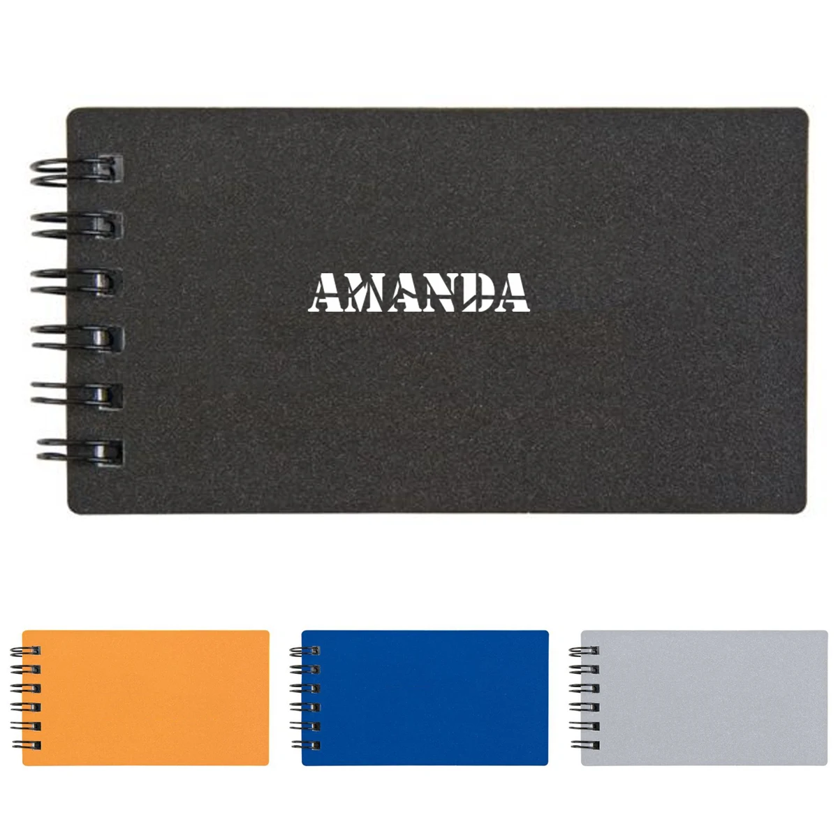 Plastic Spiral Notebook w/ Pocket 1