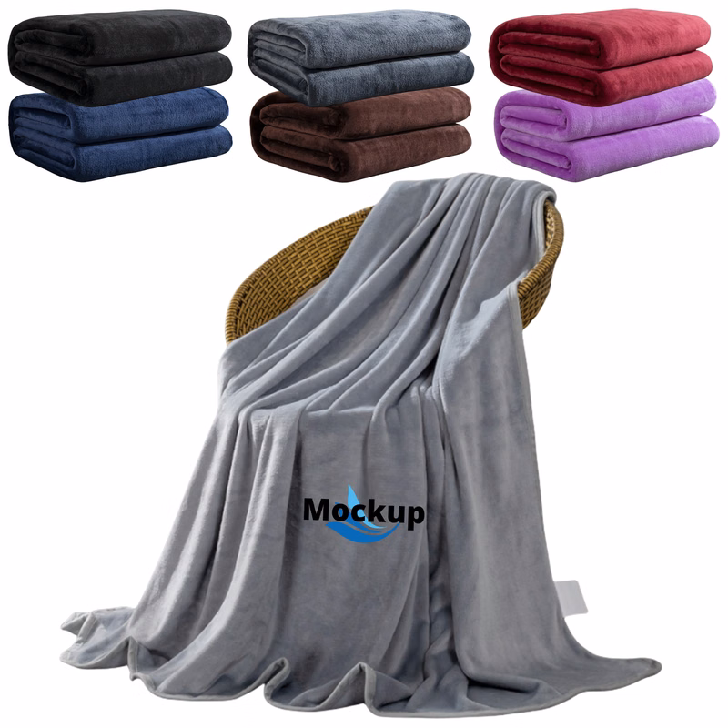 Breathable Soft Flannel Bed Blanket
