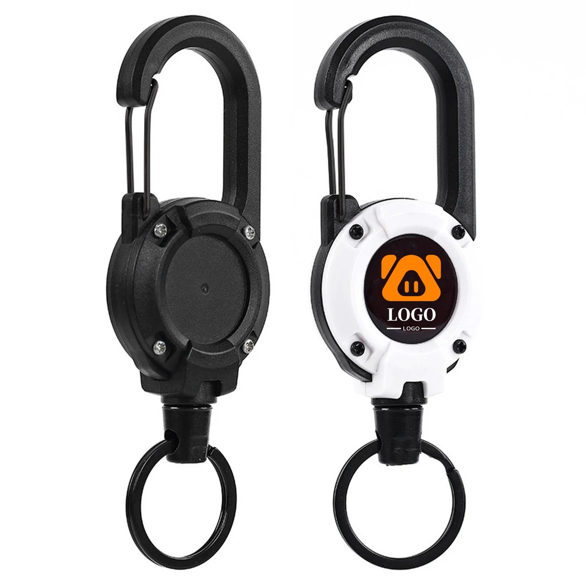 Retractable Key Chain With Steel Cable Climbing Key Ring 1