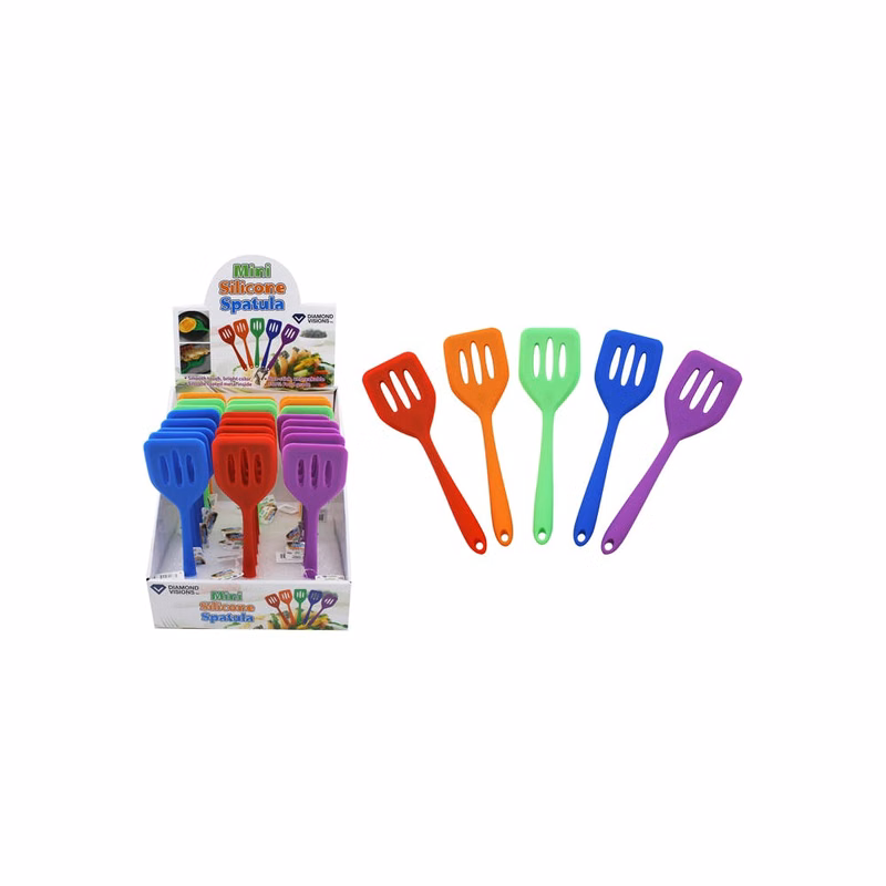 Mini Silicone Spatulas Assorted 8"