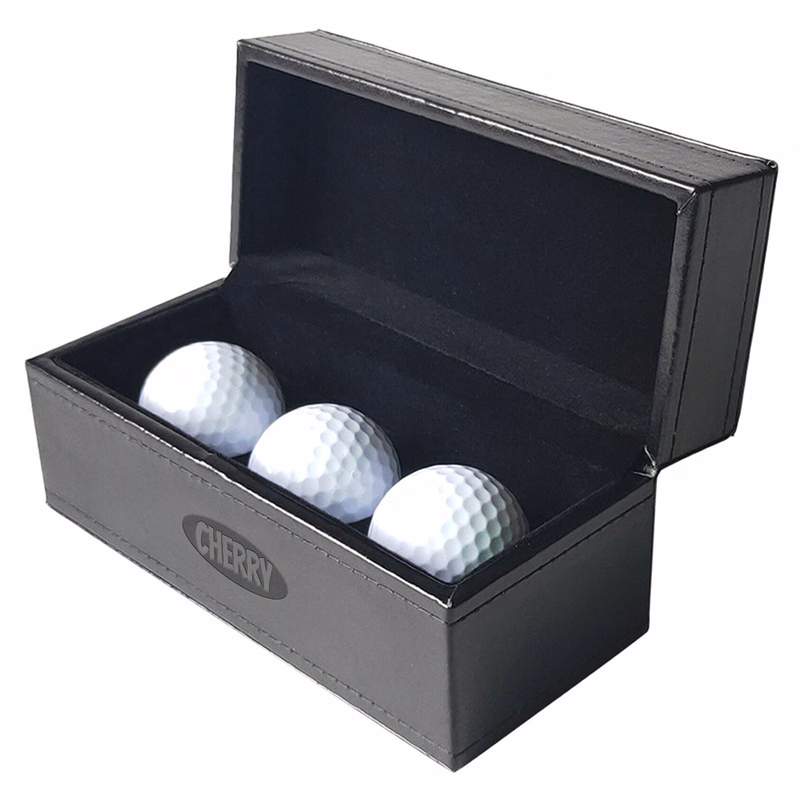 3PCS Surlyn Golf Ball Box Set