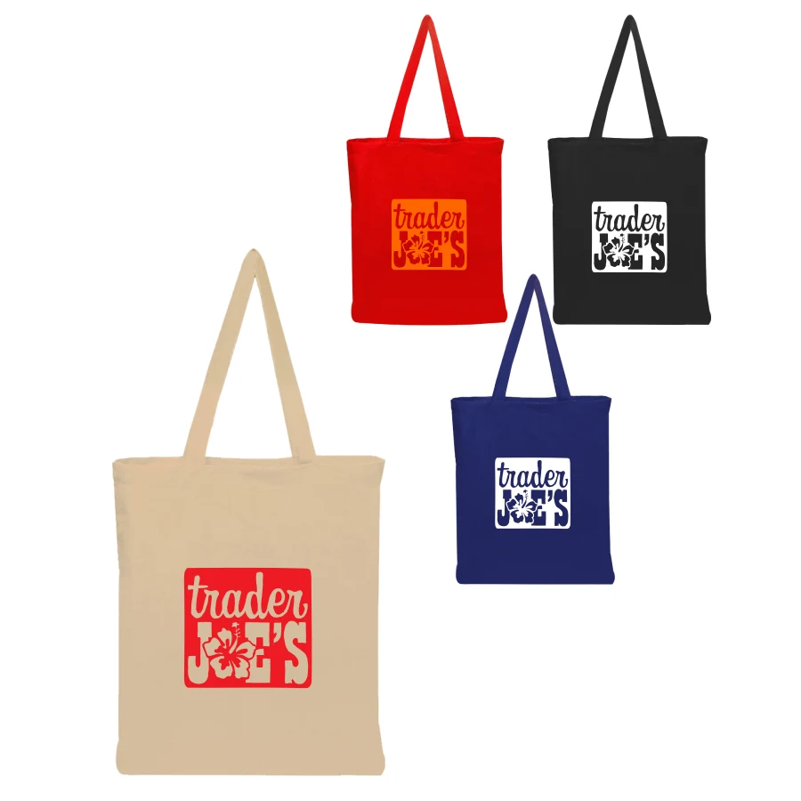 Union Printed - 4oz Color Cotton Canvas Tote Bags 1