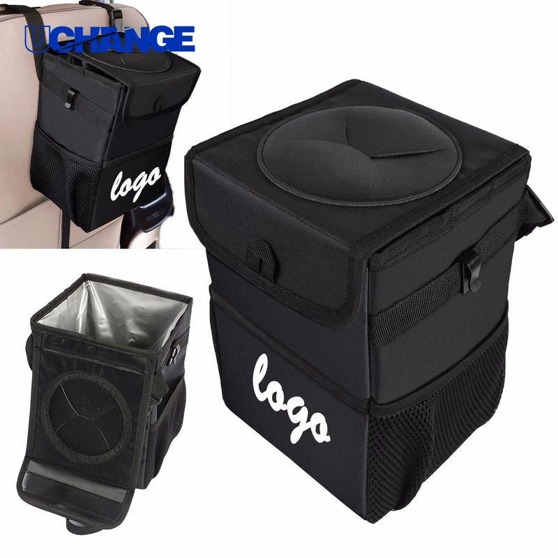 Foldable Car Trash Can Organizer