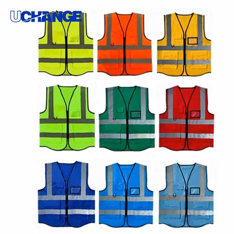 Multi-Pocket Mesh Safety Vest
