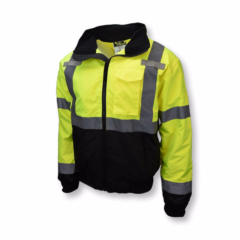 Radians Class 3 Two-in-One Hi Vis Bomber Safety Jacket