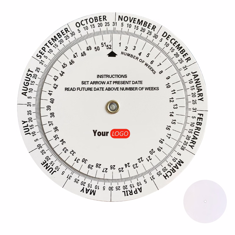 5.9-Inch Pregnancy Date Wheel - Accurate & Portable