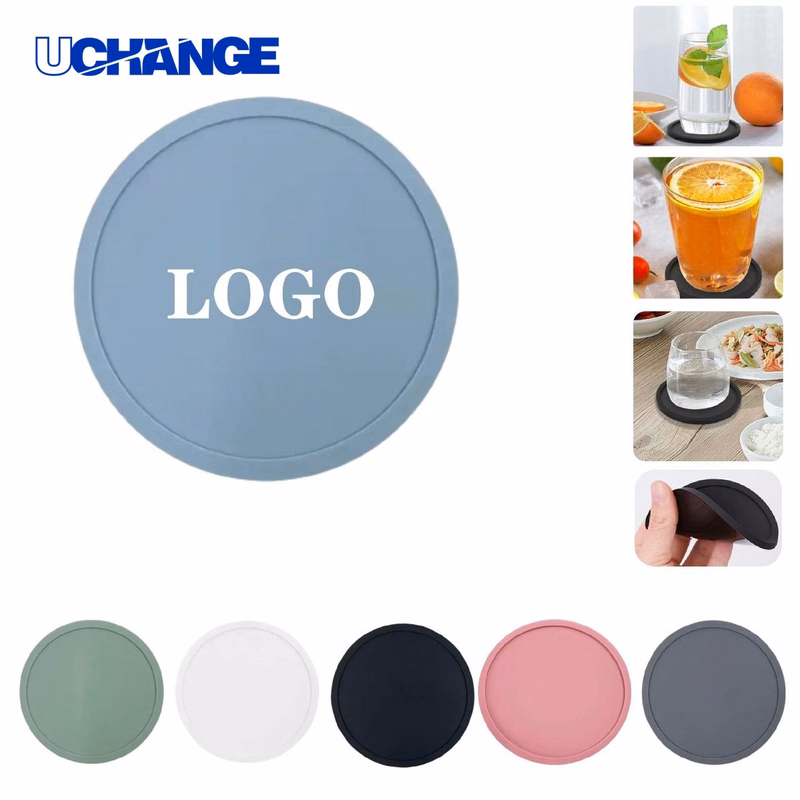 Round Silicone Cup Coaster
