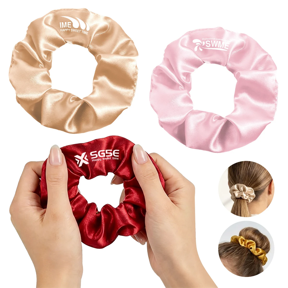 Satin Hair Scrunchie 1