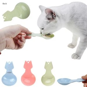 Pet Feeding Spoon With Hat Face Design 1