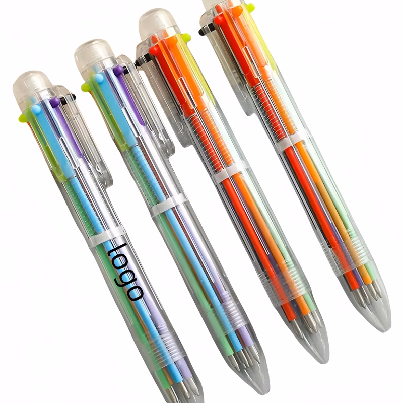 Creative Transparent 6-Color Ballpoint Pen