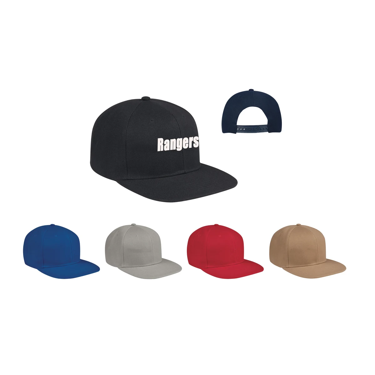 Acrylic Flat Bill Cap 1