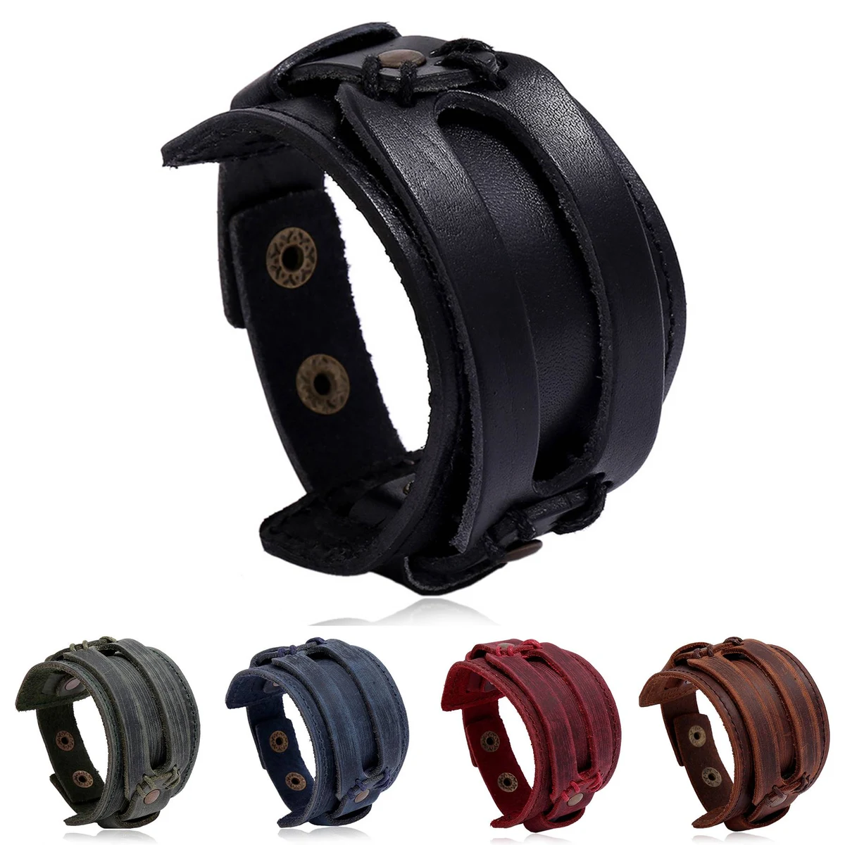PU Retro Punk Bracelet 1