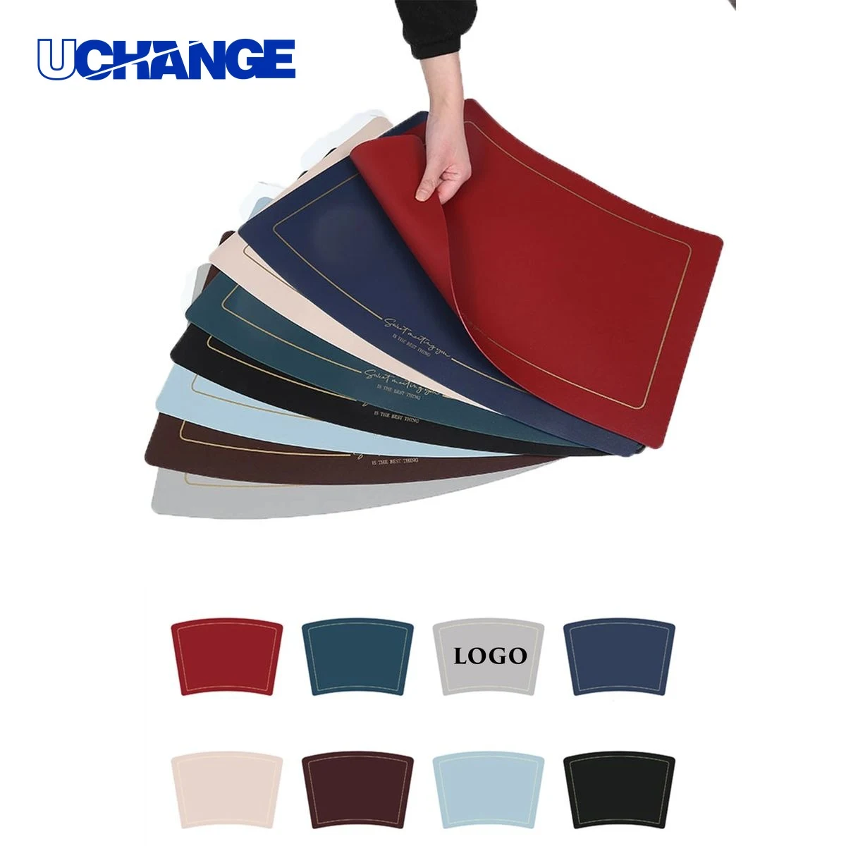 Waterproof PU Leather Dining Table Placemat 1
