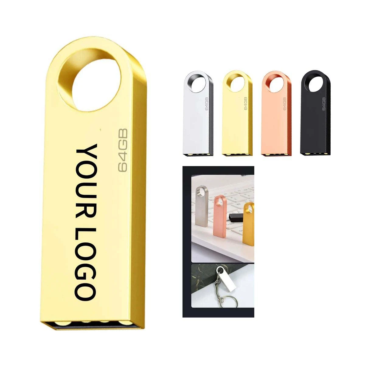 Promotional 4GB Metal USB Drive for Giveaways 1
