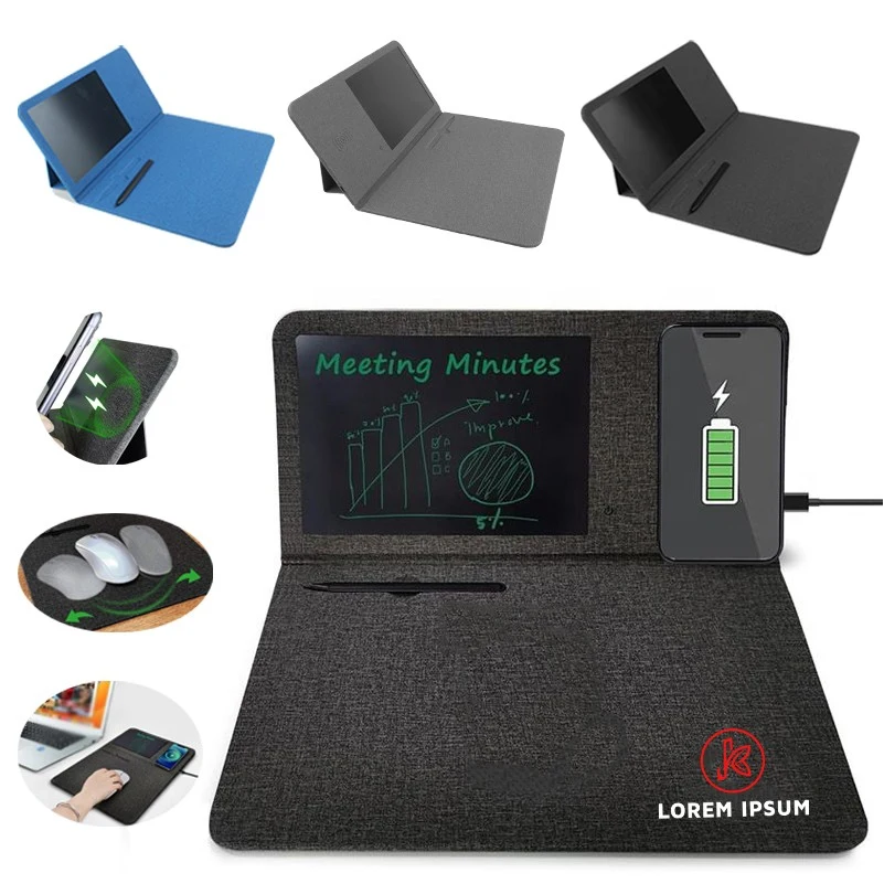 Wireless Charging Mouse Pad with Writing Board 1