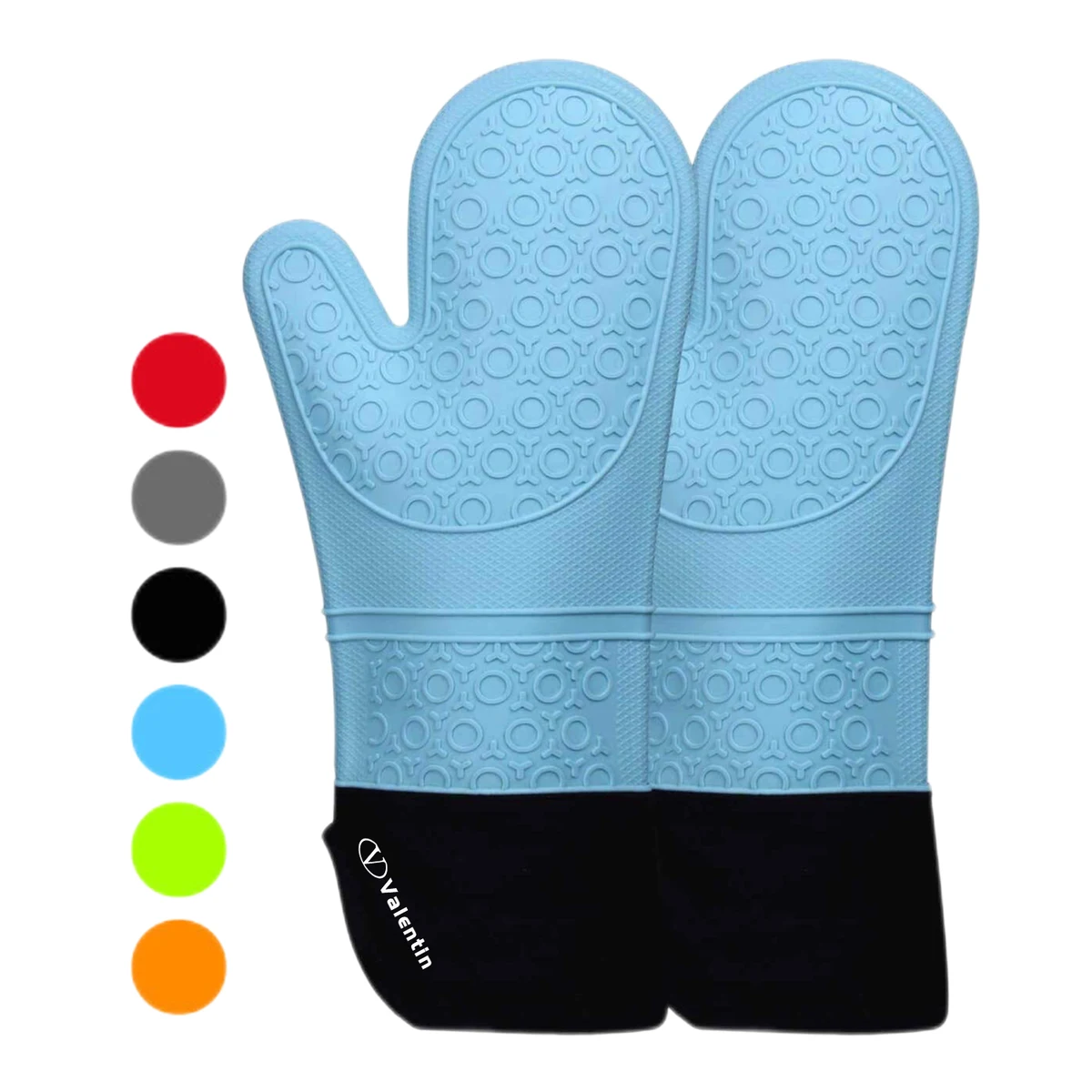 1 Pair Long Professional Silicone Oven Mitt 1