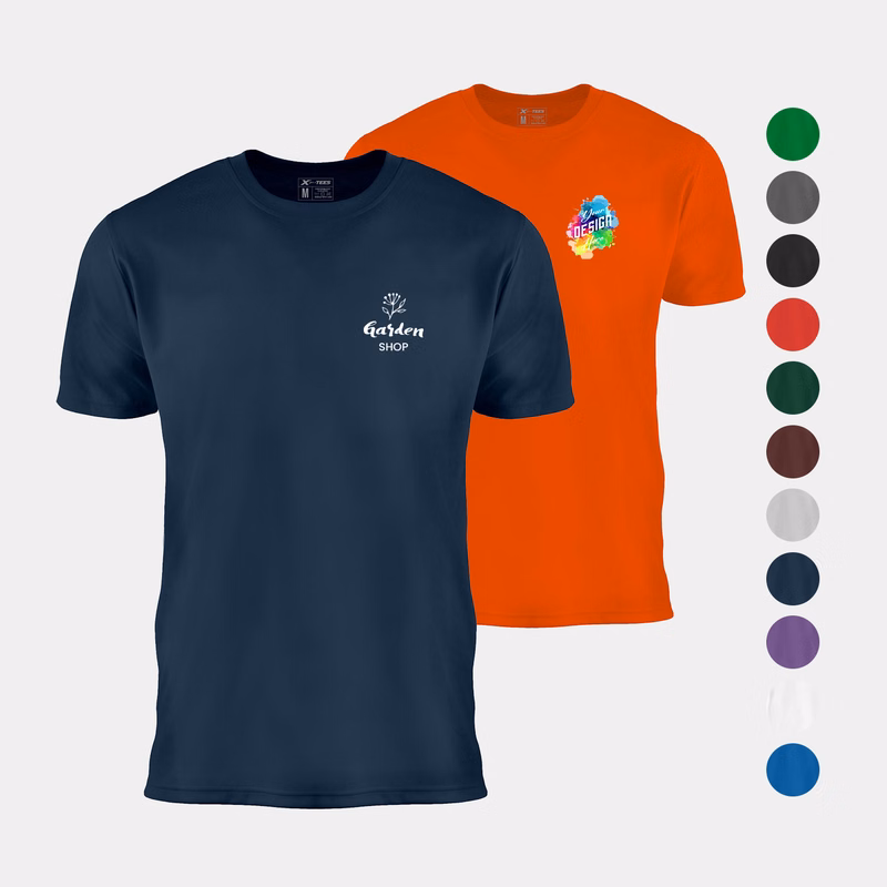 Men's Performance Crew Neck T-Shirt with Set-In Sleeves