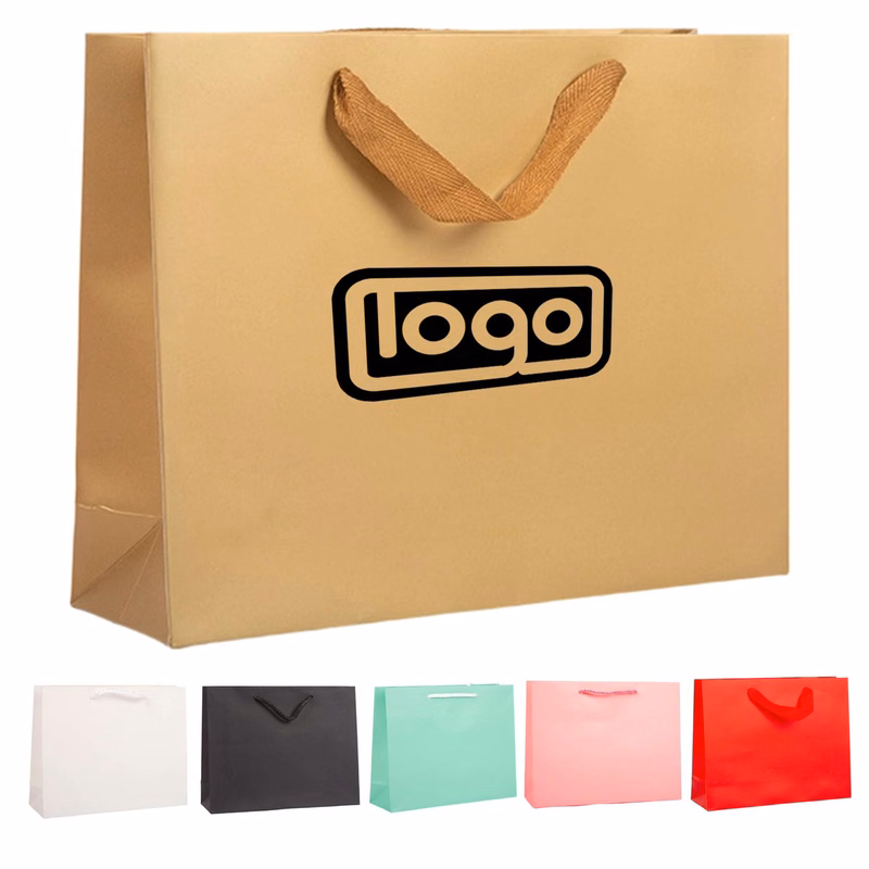 Custom Durable Stylish Carrying Paper Tote Bag