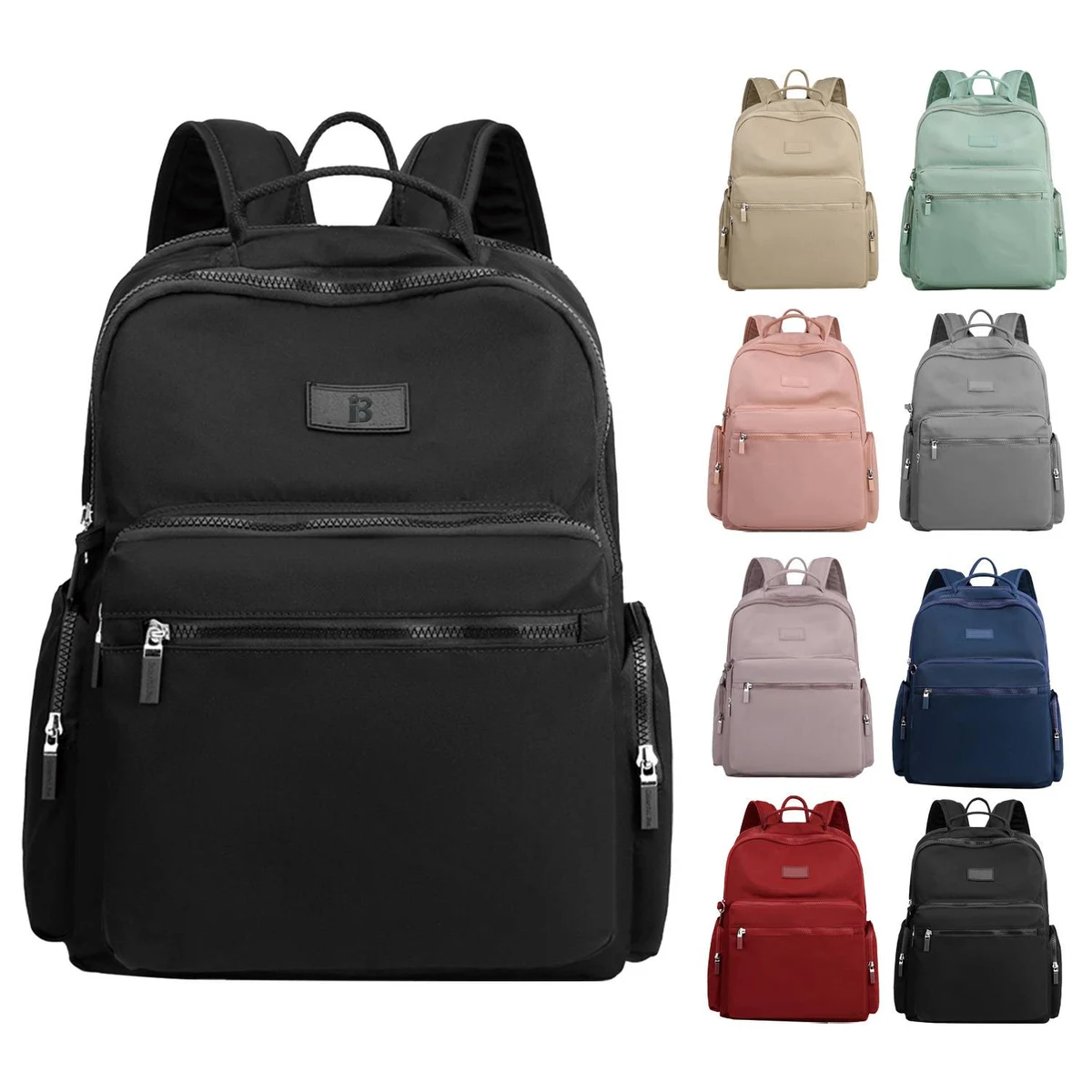 Nylon College Backpack Airline Approved Business Work Bag 1