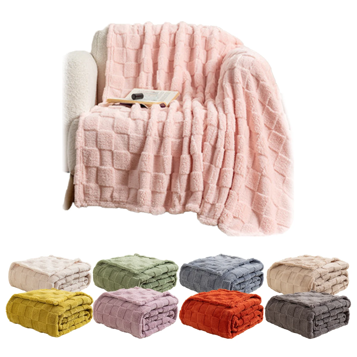 Fleece Throw Blanket for Couch 1