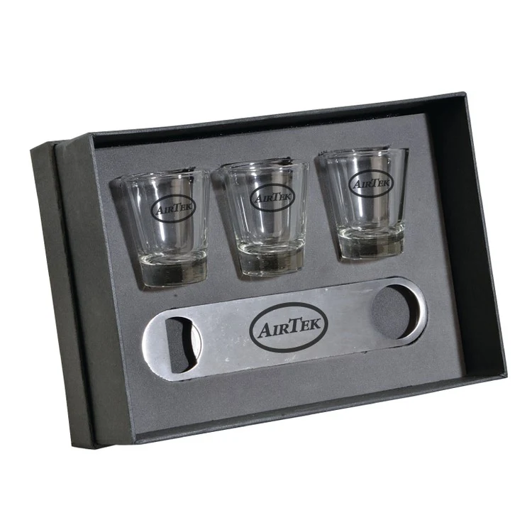 The Nordic Speed Opener and Shot Glass Gift Set 1