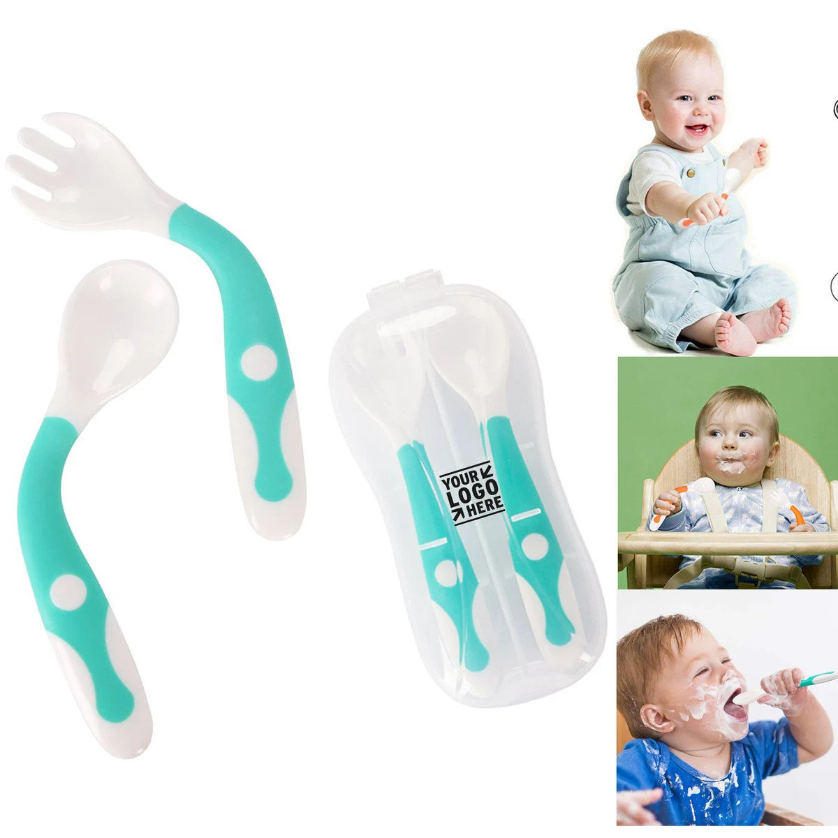 Baby Utensils Spoon Fork Set 1