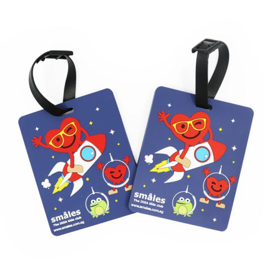 PVC Custom Luggage Tag - 3.7"x2.2" 1