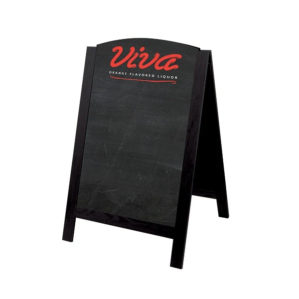 A-frame Chalkboard Sign w/ Open Top 1