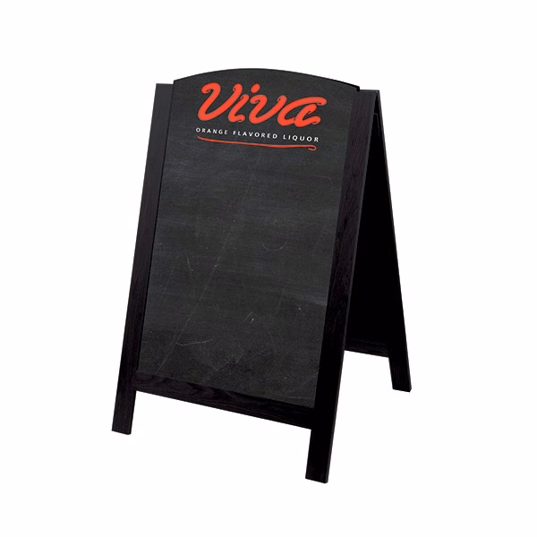 A-frame Chalkboard Sign w/ Open Top