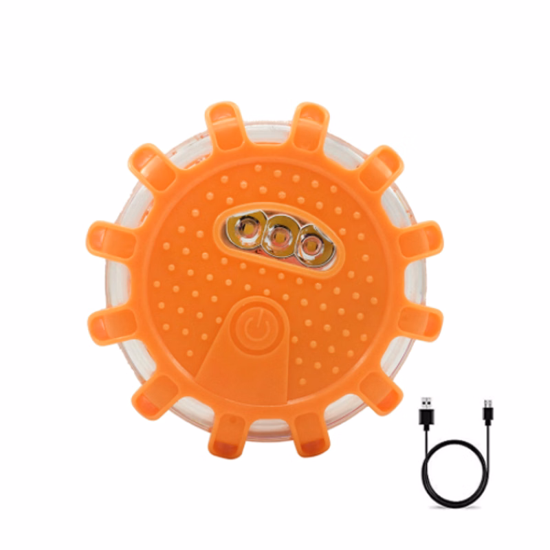 USB Rechargeable Road Flashing Lights