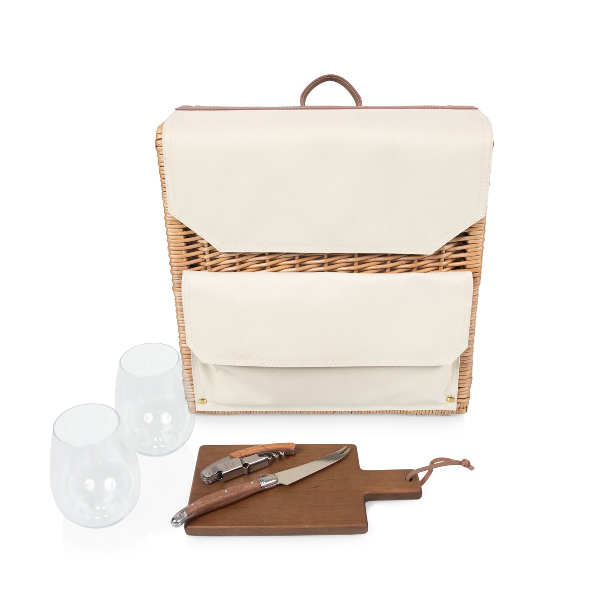 Corsica Grande Wine & Cheese Basket Backpack 1