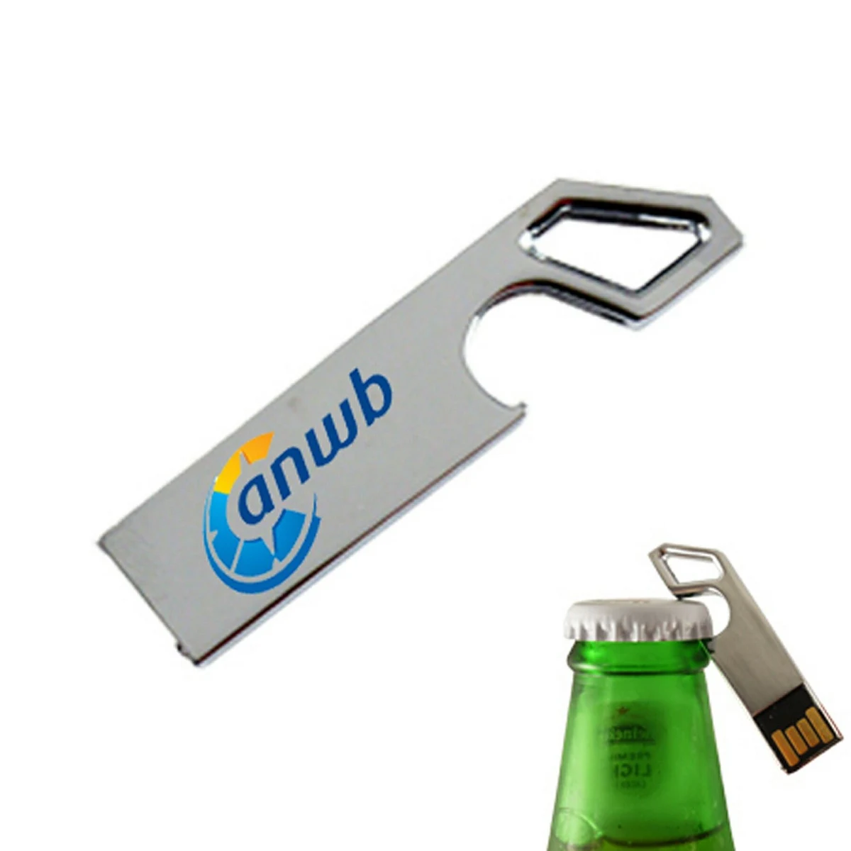 Mini Metal Bottle Opener Drive - Style F -1GB 1