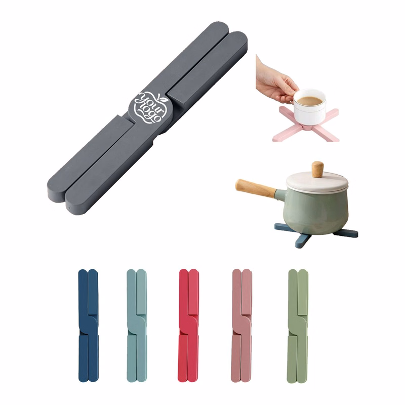 Foldable Food-Grade Silicone Heat-Resistant Trivet Mat