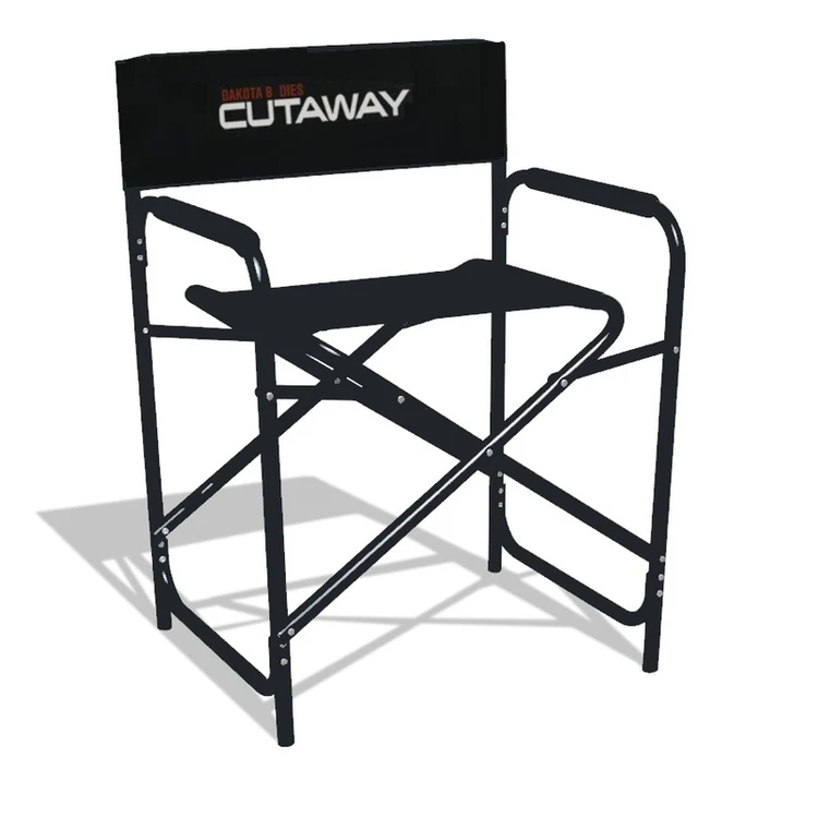 Custom Director's Chair, Small with Double Side Printed Back 1