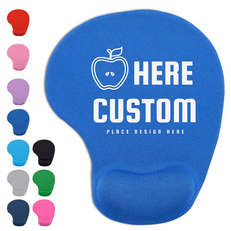 Silicone Wrist Rest Mouse Pad Available in 9 Colors