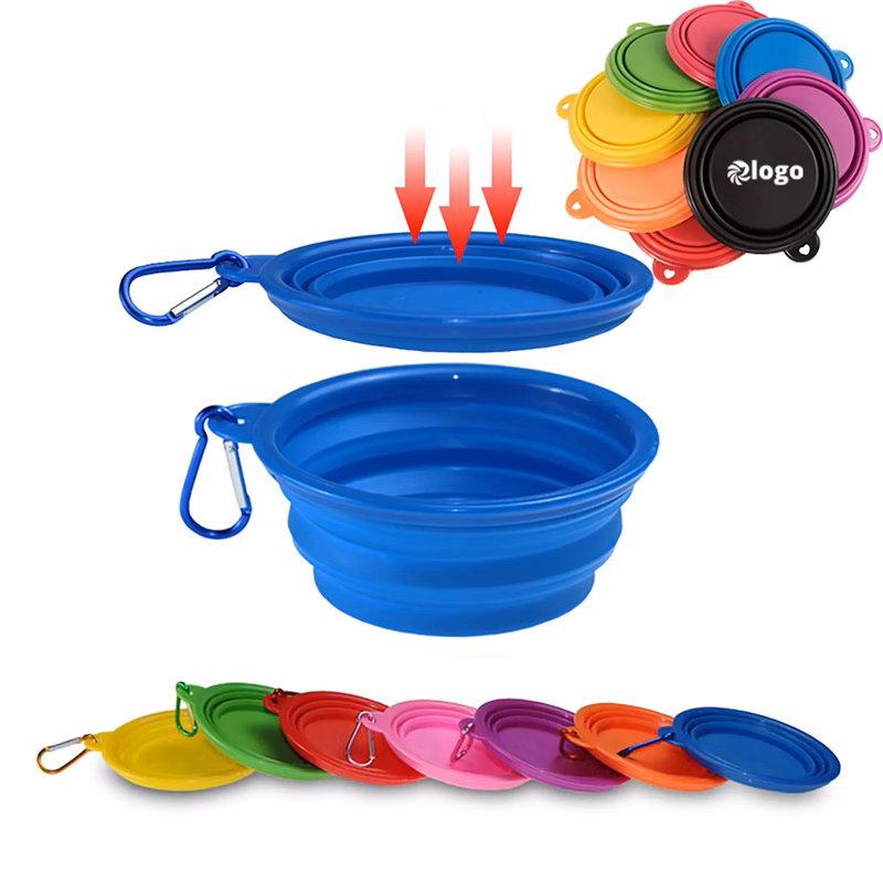 12Oz Pure Color TPE Collapsible Pet Bowl