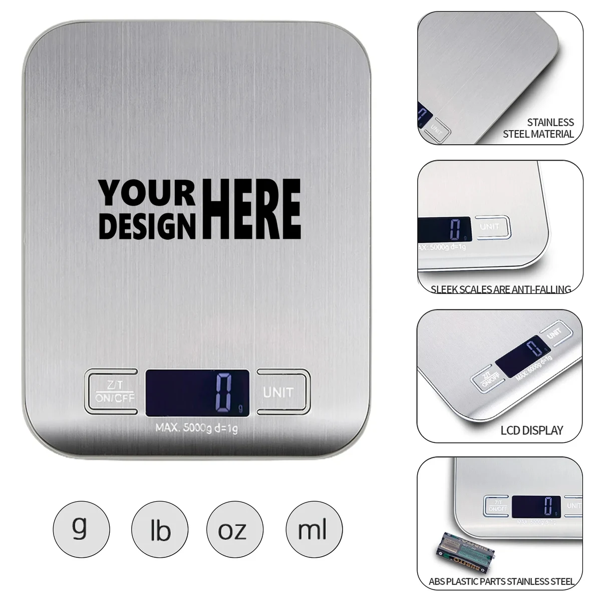 Stainless Steel Kitchen Scale 1