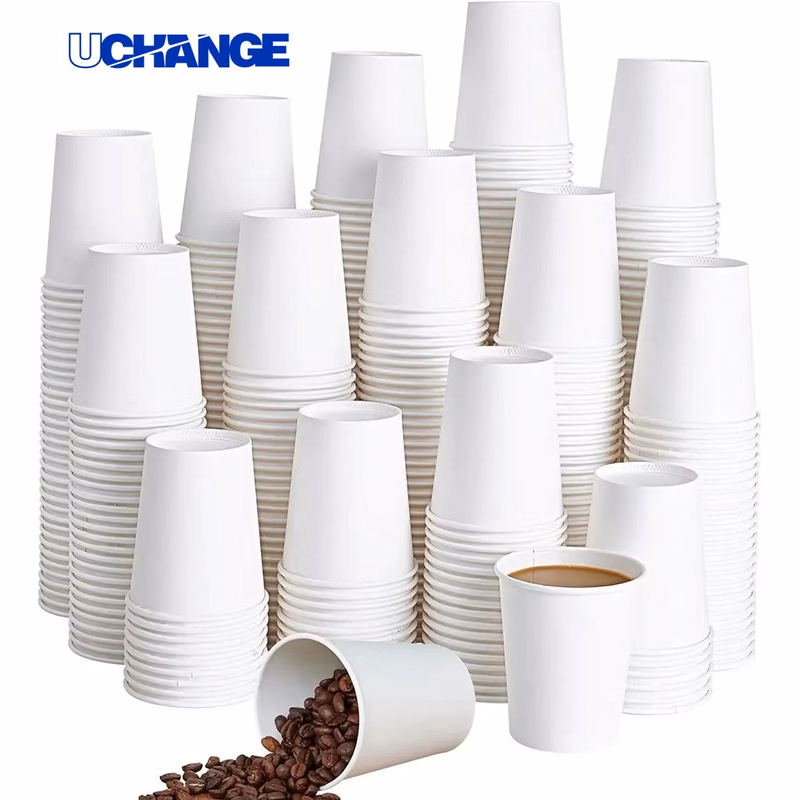 8oz Custom Printed Disposable Paper Cup for Events & Caf??