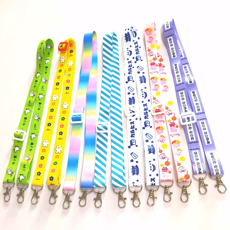 Custom Double Open Ended Imprint Lanyard