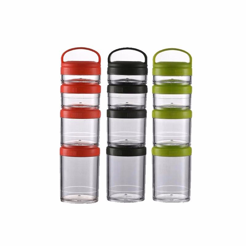4-layer Stackable Protein Powder Snack Containers