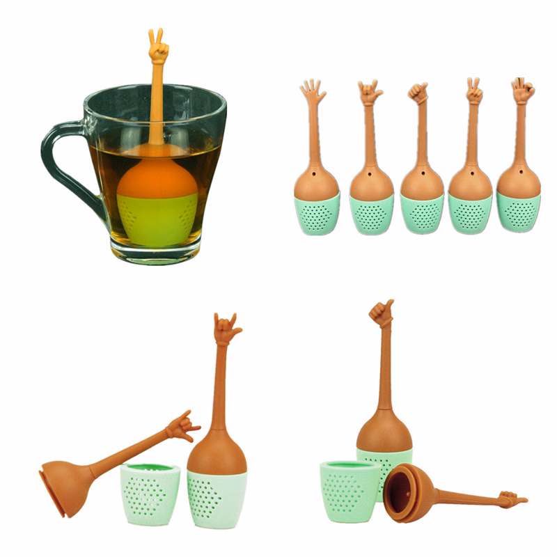 Silicone Gesture Tea Infuser